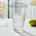 European-Style Colored Plaid Creative Whiskey Glasses,Beer Steins, Handmade Carved Tumbler Glass, Water Cup, Wine Mug, Geometric