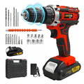 Lithium battery-powered screwdriver, electric screwdriver, electric hand drill, electric impact drill, combo set, home DIY kit