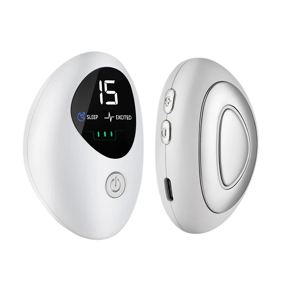 Handheld Micro-current Smart Sleep Instrument Sleep Aid Relieves Stress Anxiety Insomnia Improves Sleep Palm Pulse Sleep Aid