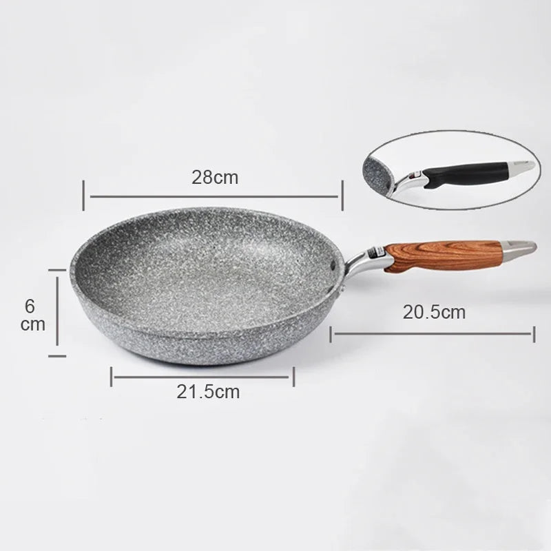 Non-Stick Pan Frying Pan Wok Pan Home Steak Skillet Pancake induction cooker gas stove special Saucepan Nonstick Pan Durable