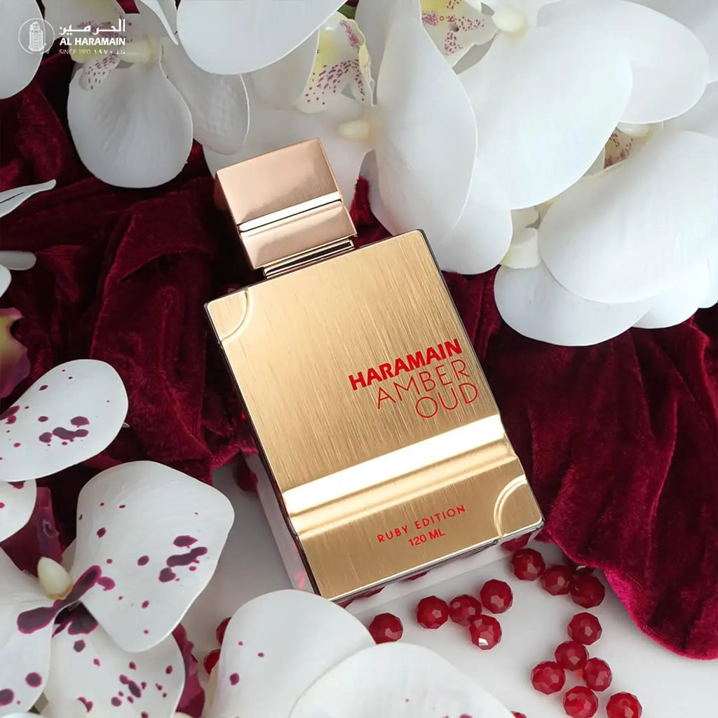 Al Haramain Amber Oud Ruby Eau De Parfum (EDP) 100ML Unisex, Rose & Oud Fragrance, Long Lasting Luxury Spray