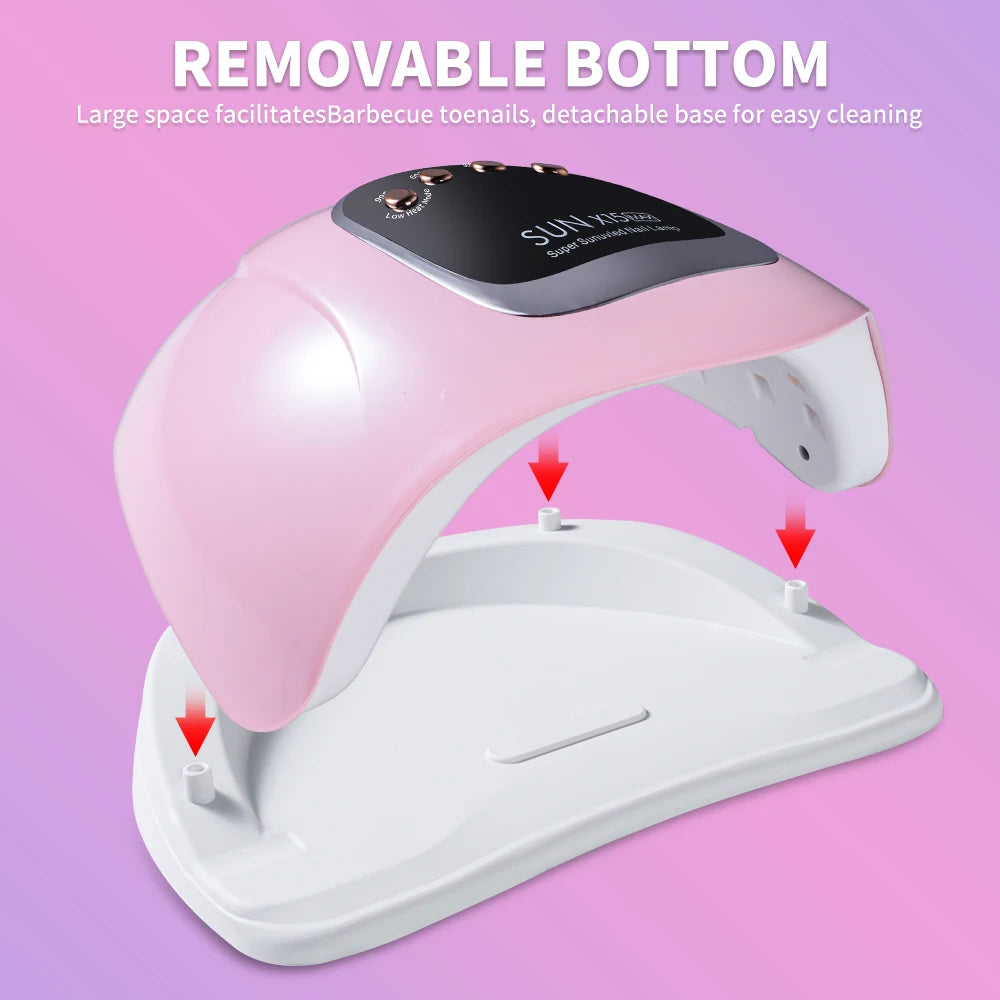 SUN X15 MAX Nail Art Lamp 66 UV LED Professional Gel Polish Dryer With 4 Timer Auto Sensors For Nail Salon Tools