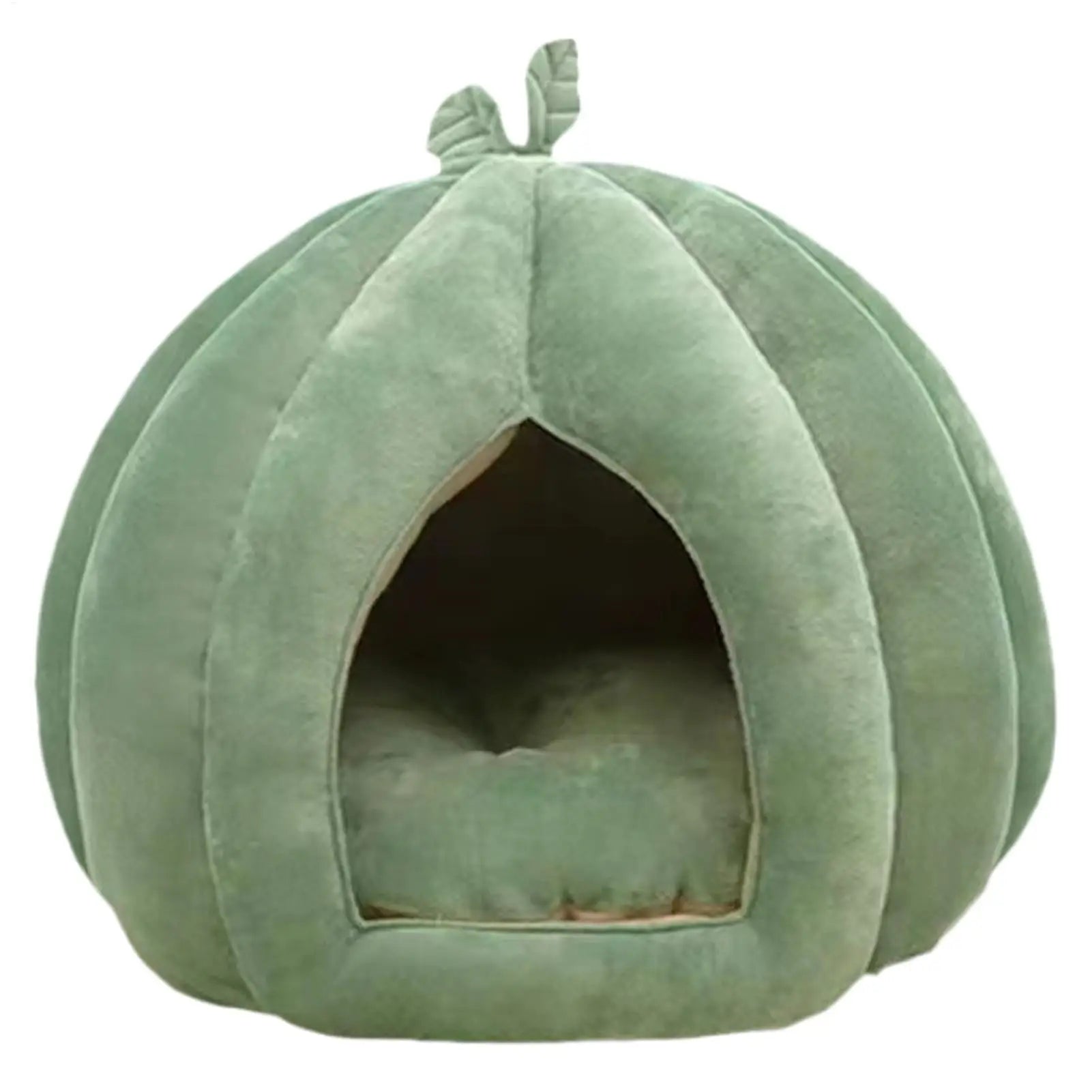 pumpkin cat bed Pumpkin Cat House Cat Cave Thickened Halloween Pet Bed Enclosed Cat Nest Winter Warm Cat Bed Pet Sleeping House