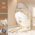 Kitchen Pot Cover Spatula Holder Storage Rack Cutting Board Drain Multi-functional Household Countertop Chopping Board Shelf