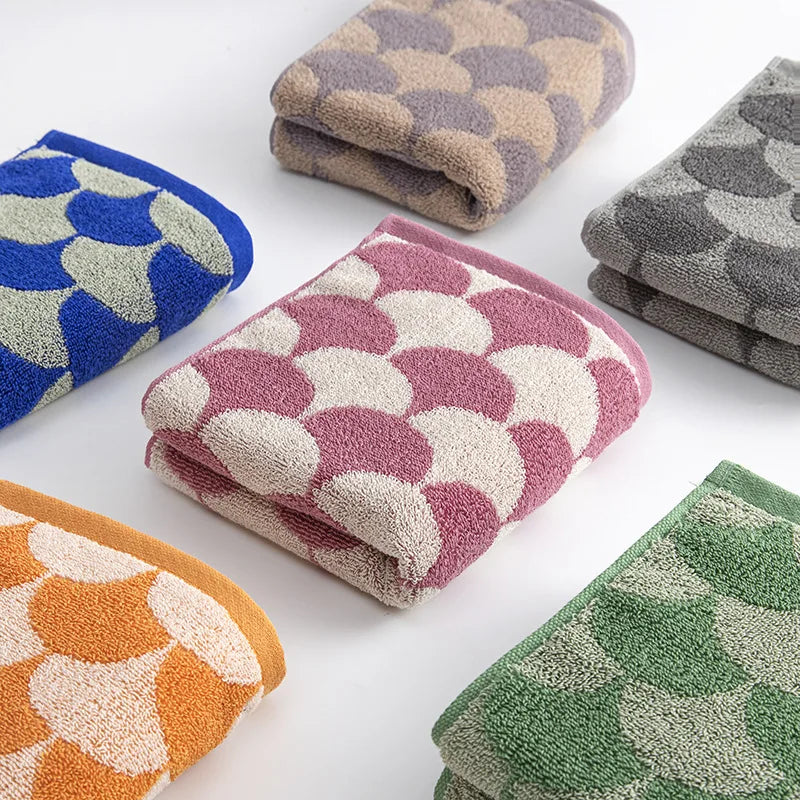 34 * 74cm Pure Cotton Towel Soft Thick Comfortable Face Towel Absorbent and Quick Drying Bath Towel A Choice for Quality Life