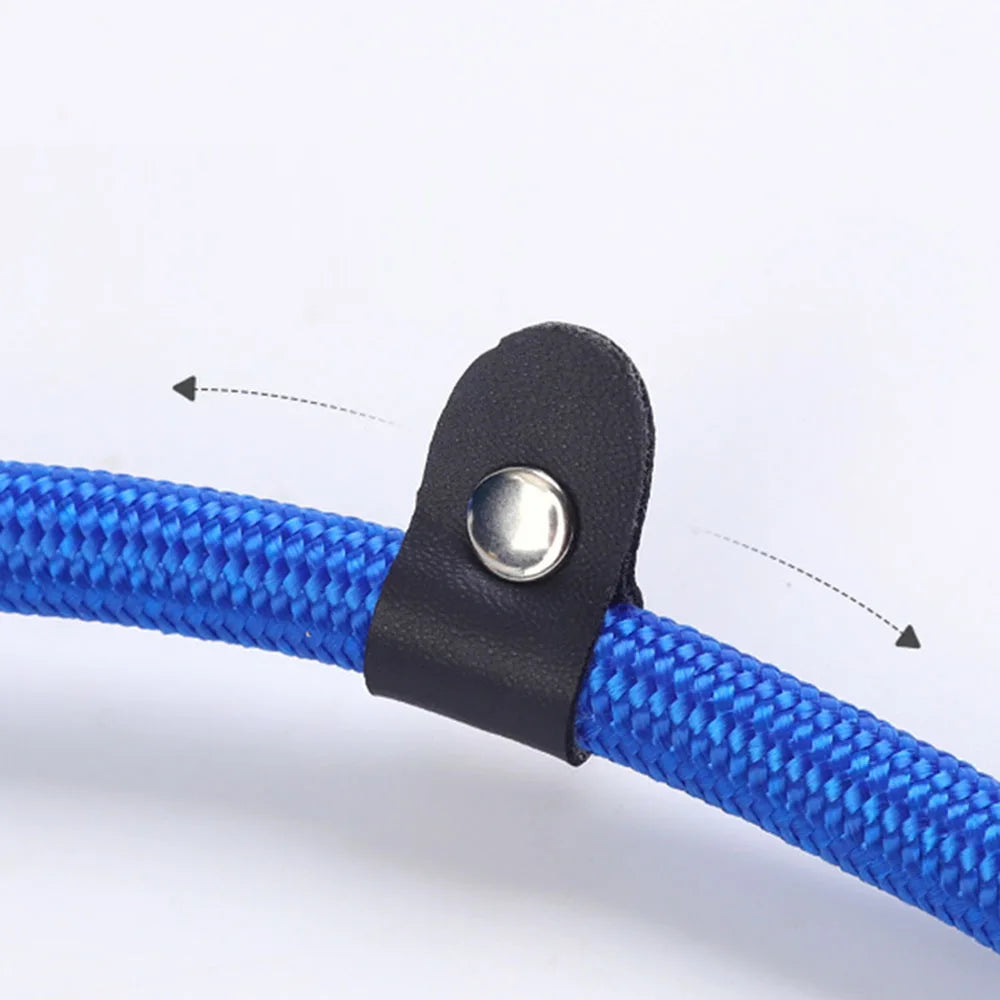 Dog Leash Slip Chains Collar Leads Strong Heavy Duty Nylon Rope No Pull Pet Training Leash for Small Dogs Puppy Traction Rope