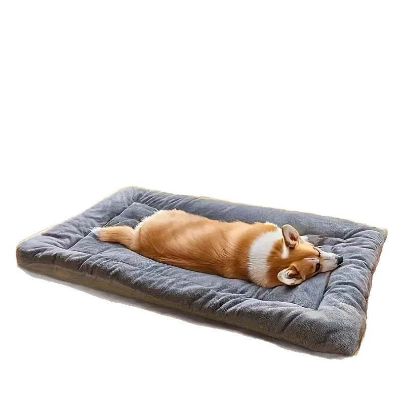 Dog Pet Beds Extra Large Plush Dog Bed Sofa Thickened Super Soft Polyester Pet Mat Dog Crate Mat Bed For Large Bed Winter