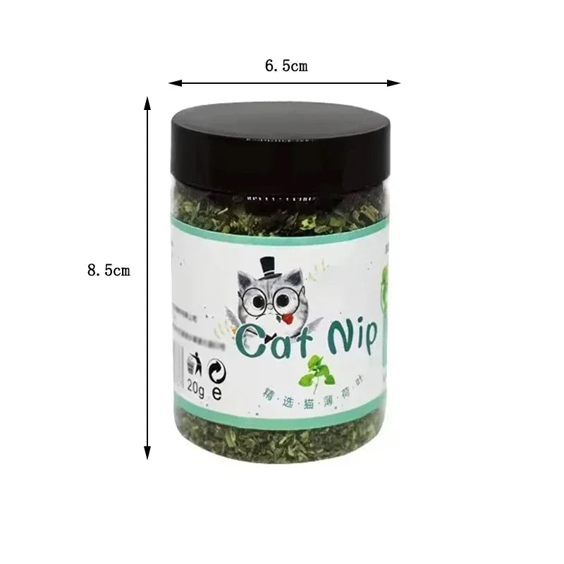 Hot Natural High Quality Catnip Cattle Grass Mint Taste Funny Cat Toy Active Interactive Attractant Cat Chew Toys Pet Supplies