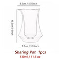 FOME Double Walled Glass Cup Transparent Coffee Milk Mug Espresso Cup Home Brandy Wine Cocktail Glasses Tasting Cup