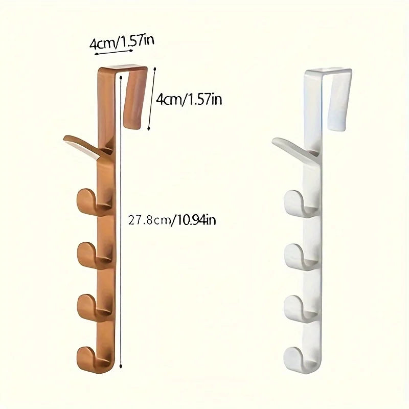 Space-Saving Over Door Hanger Multifunctional Sturdy for Bedroom Clothes Bags Storage