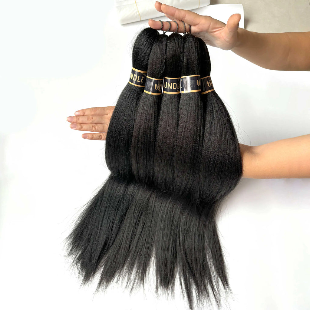 Easy Braids Hair Extensions for Women Box Twist Crochet Hair EZ Pre stretched Braiding Hair Flame Retardant Synthetic Wigundle