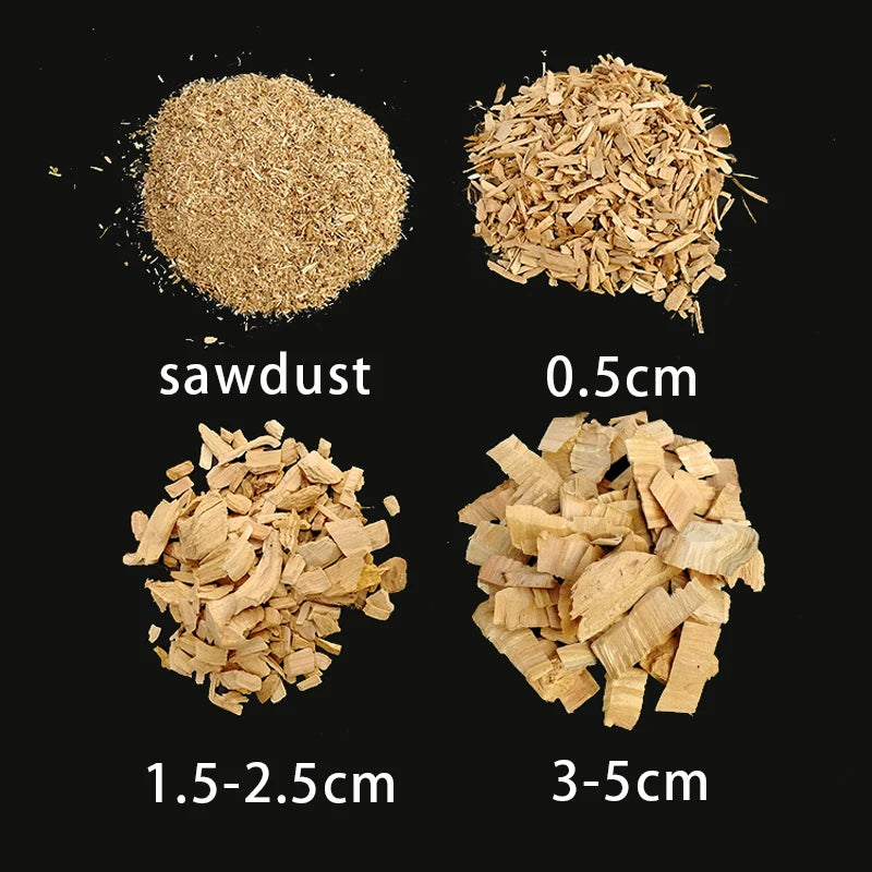 500g Apple Wood Pellets BBQ Flavoring Chips Kiln Dried Sawdus Specialty Wooden Chunks for Barbecue Smoker Grill Bacon Fish Meat