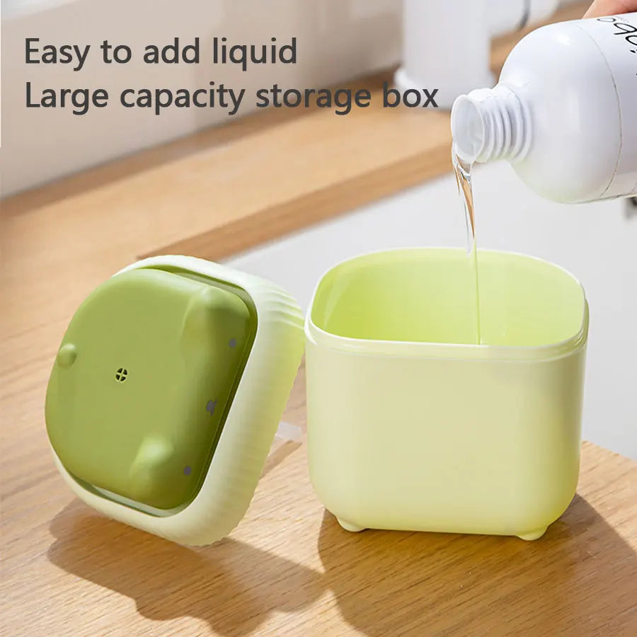 Press Type Soap Dispenser, Kitchen Detergent Press Dispenser, Manual Dispenser, Sponge Press Soap Dispenser