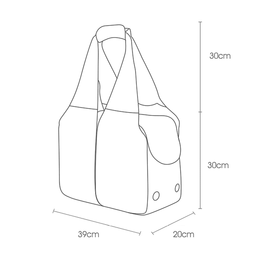 Travel Shoulder Kitten Puppy Carrying Bag Waterproof Folding Pet Cat Dog Carrier