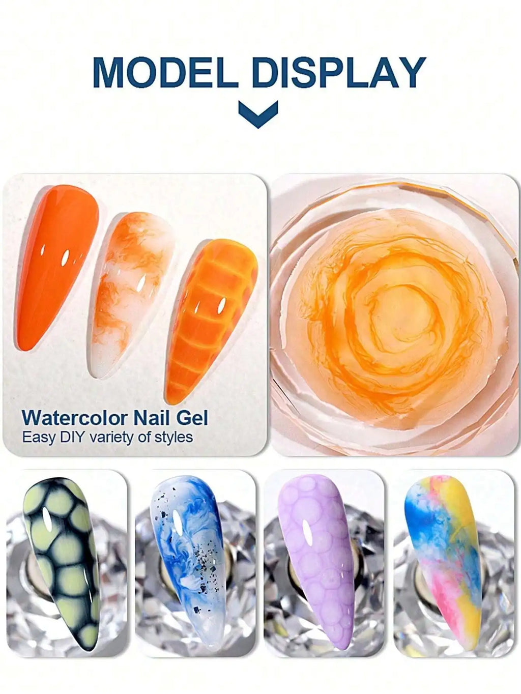 XEIJAYI 1pc Professional Blooming Gel for Stunning Nail Art - Create Gradient, Marble & Unique Patterns,