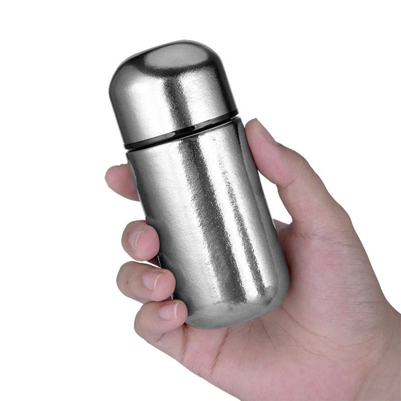 Mini Pocket Titanium Tumbler 150ML Thermos 5OZ Coffee Mugs Cup Vacuum Flask Drinking Water Bottle insulated gourde titane bucket