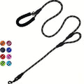 Pet Rope Dog Leash 6ft long,Traffic Padded Two Handle,Heavy Duty,Reflective Double Handles Lead for Control Safety Training,Leas