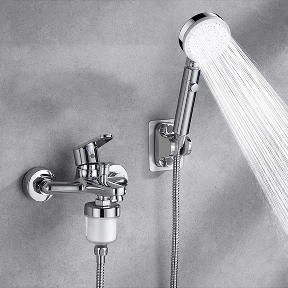 Shower Filter Transparent Sprinkler Filter 5 Micron PP Cotton Filter Household Water Filter for Improving Skin Hair Nails Health