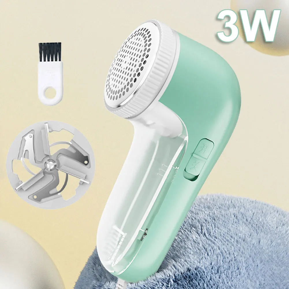 Electric Lint Remover USB Operated Clothes Bobble Fluff Shaver 850mAh Electric Fur Defuzzer Household Cleaning Tool