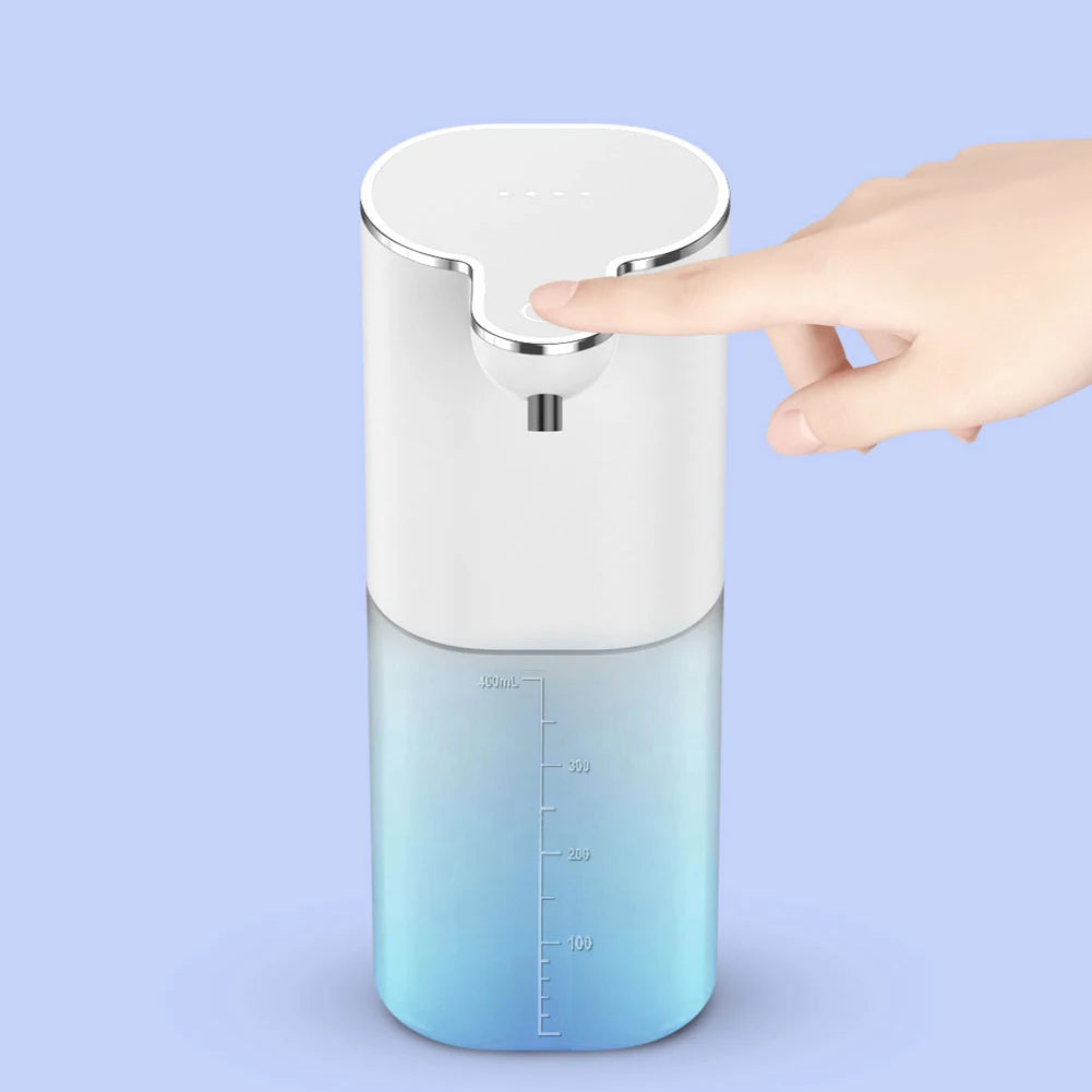 400ml Automatic Soap Dispensers Wall Mounted Touchless Hand Soap Dispenser USB Charging Infrared Sensor for Bathroom Kitchen