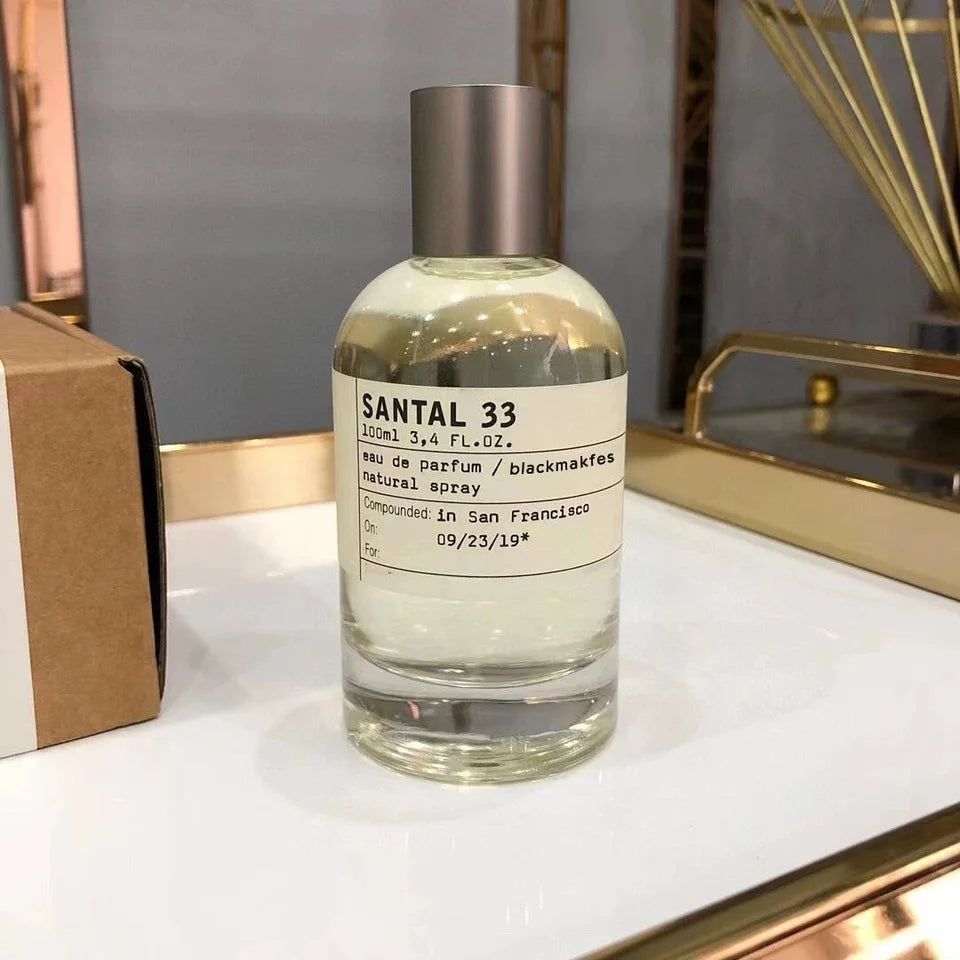 Santal 33 eau de toilette 3.4oz/100ml - neutral and lasting fragrance, new gift box, ideal gift for lovers, perfect choice