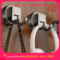 Suction Cup Hooks  - No-Drill Wall Hooks for Bathroom, Kitchen, Door, Tile, Glass, Holds 5lbs, Removable & Reusable (Clear