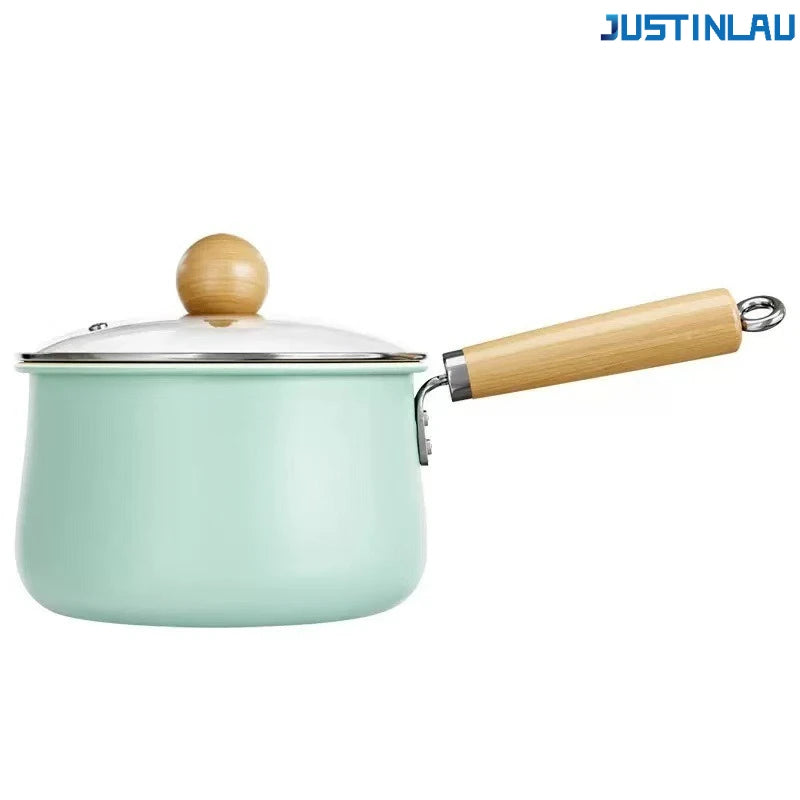 JUSTINLAU 20cm Diameter Non Stick Pan Eco-Friendly Suitable for Outdoor Use in The Home utensílios de cozinha cooking pot