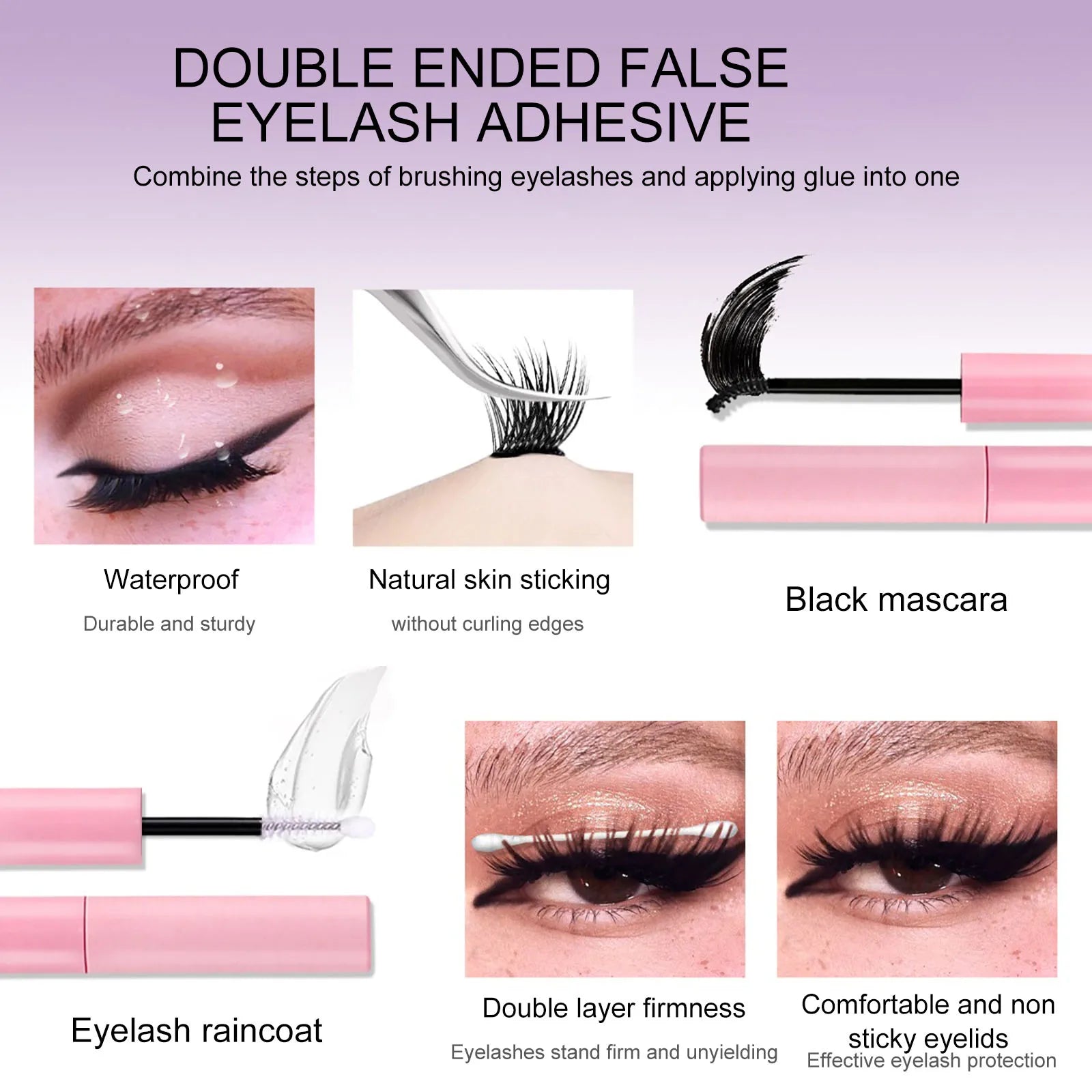 Lash Clusters Kit, Lash Clusters Natural Eyelash Clusters, 8-16mm D Curvature Cluster Lashes, Fairy Eyelash Clusters Wispy Lash