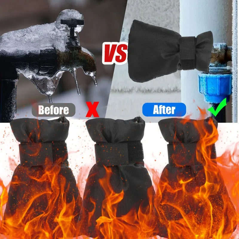 1-10PCS Outdoors Convenient Cover Faucet Anti Freeze Protection Useful Winter Sturdy Insulation Water Tap Yard Faucet Protector
