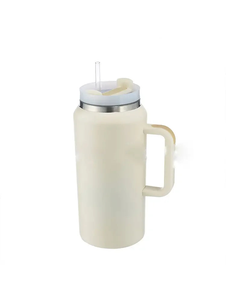 Car Cup 64oz Handle Insulation Cup Large Capacity Cold Insulation Straw Ice Cup