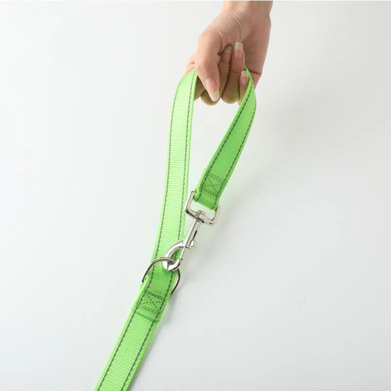 Dog Leash Reflective Double Leashes for Dogs Walking Nylon Dog Leash Walker Multifunction Dogs Leashes for Training Accessories