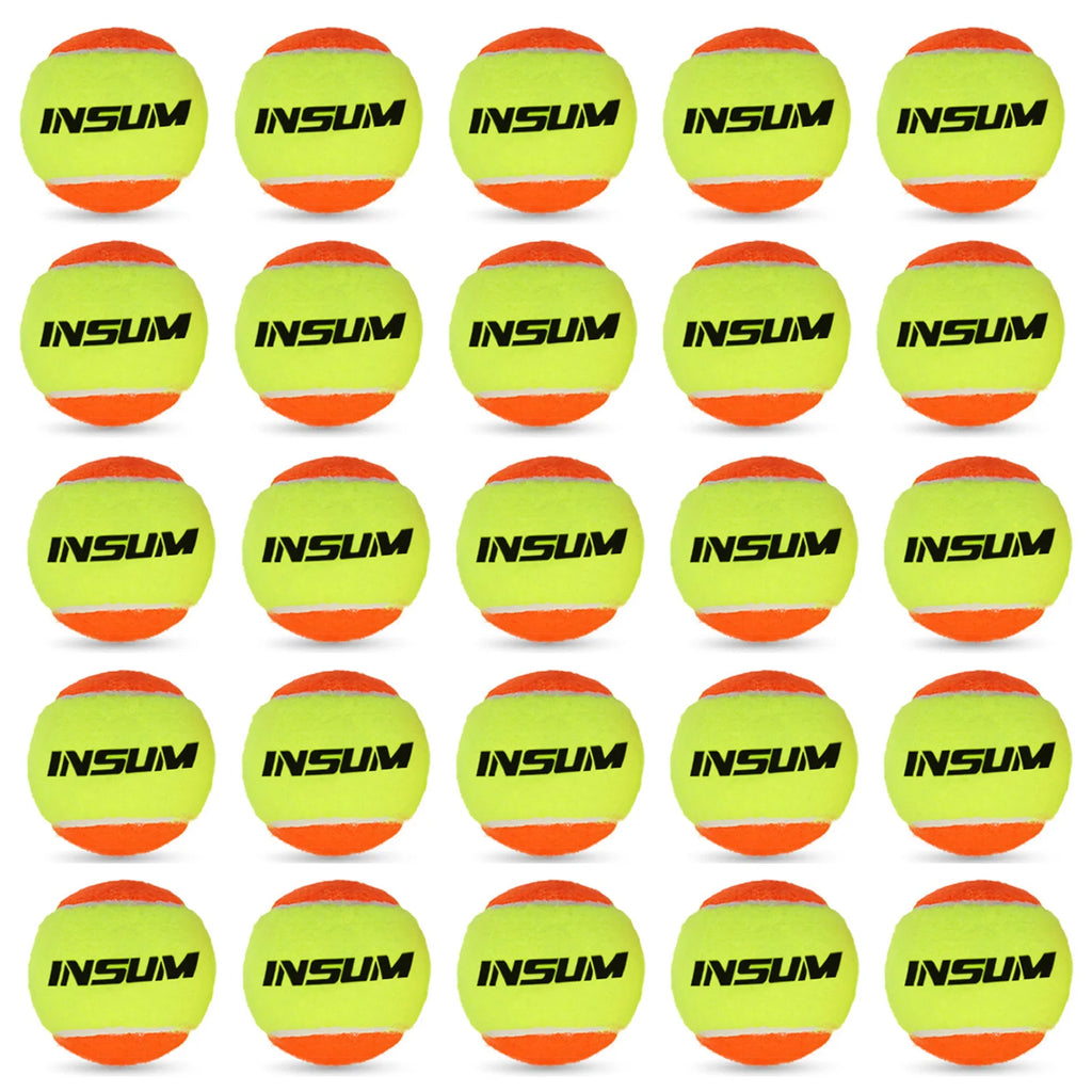Beach Tennis Ball 2/6/16/25Pcs ITF Approved Stage 2 Sand Court Balls for Beach Tennis50% Low Compression for Beginners PET Dog