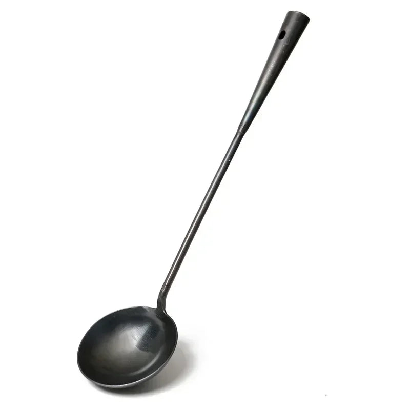 Chinese Chef Frying Pan Spoon Shovel Hand Shovel Iron Spoon Healthy Uncoated Spoon Set Pot Iron Pot