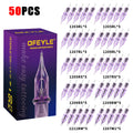 OFEYLE 20/50PCS Mixed Professional Tattoo Cartridge Needles with Membrane Safety Cartridges Disposable Tattoo Needle