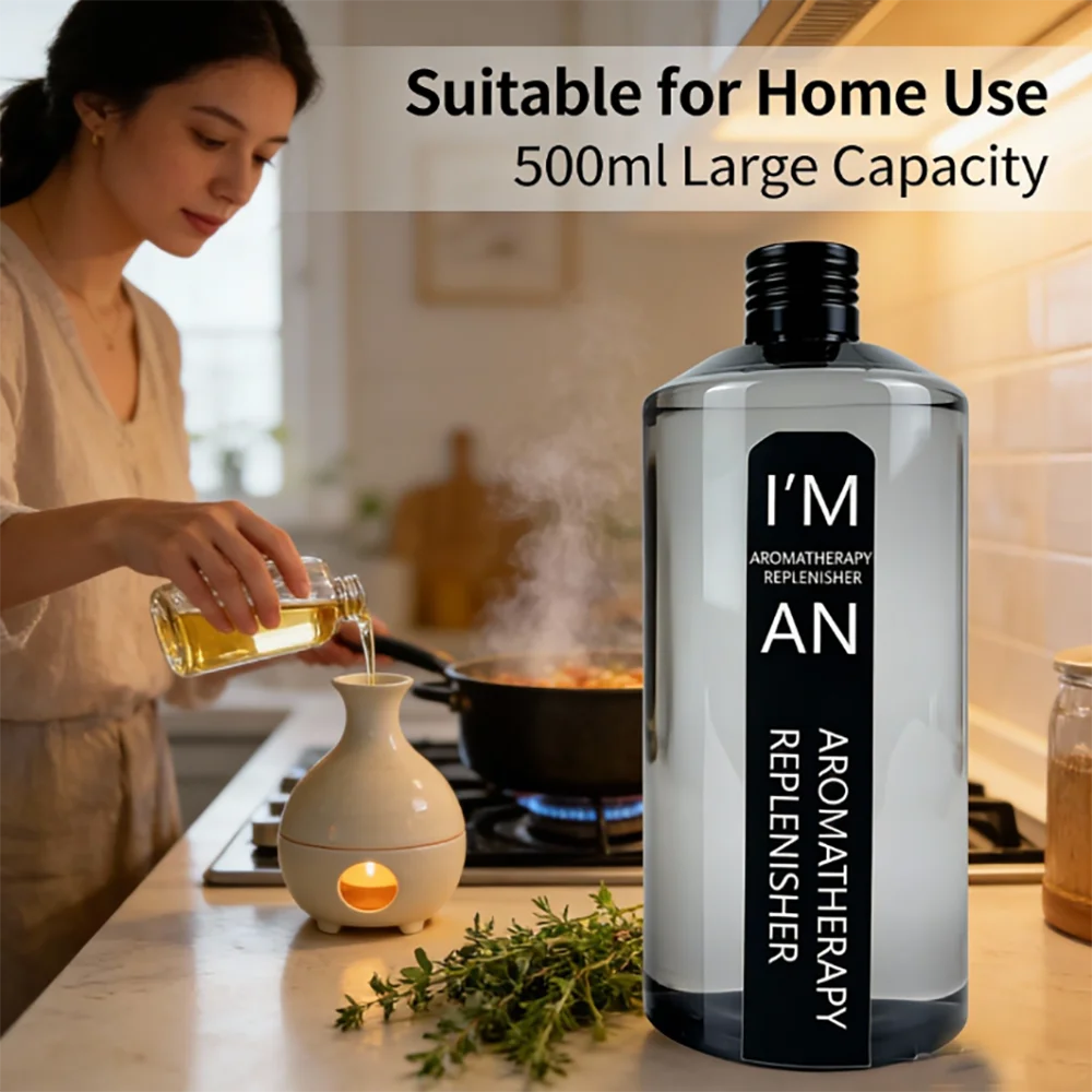 500ML Flameless Aromatherapy Essential Oil Hilton Hotel Aromatherapy Supplement Liquid for Air humidifier Aroma Machine Lasting