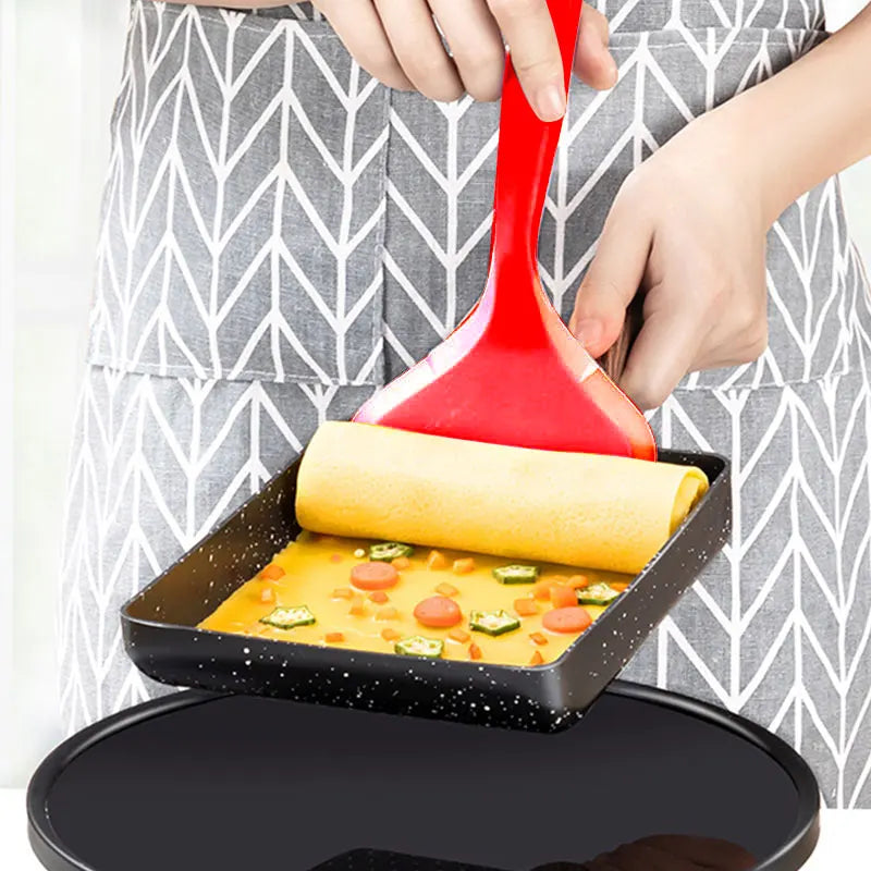 Tamagoyaki Omelet Pan Non-Stick Frying Pot Induction Gas Stove Universal Japanese Egg Pancake Frying Pan With Cooking Utensils