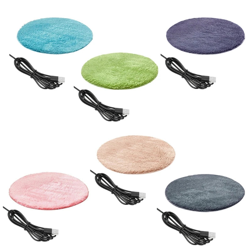 1pc USB Pet Electric Blanket Plush Pad Blanket for Cat Electric Heated Pad Anti-scratch Dog Heating Mat Sleeping Bed for Dog