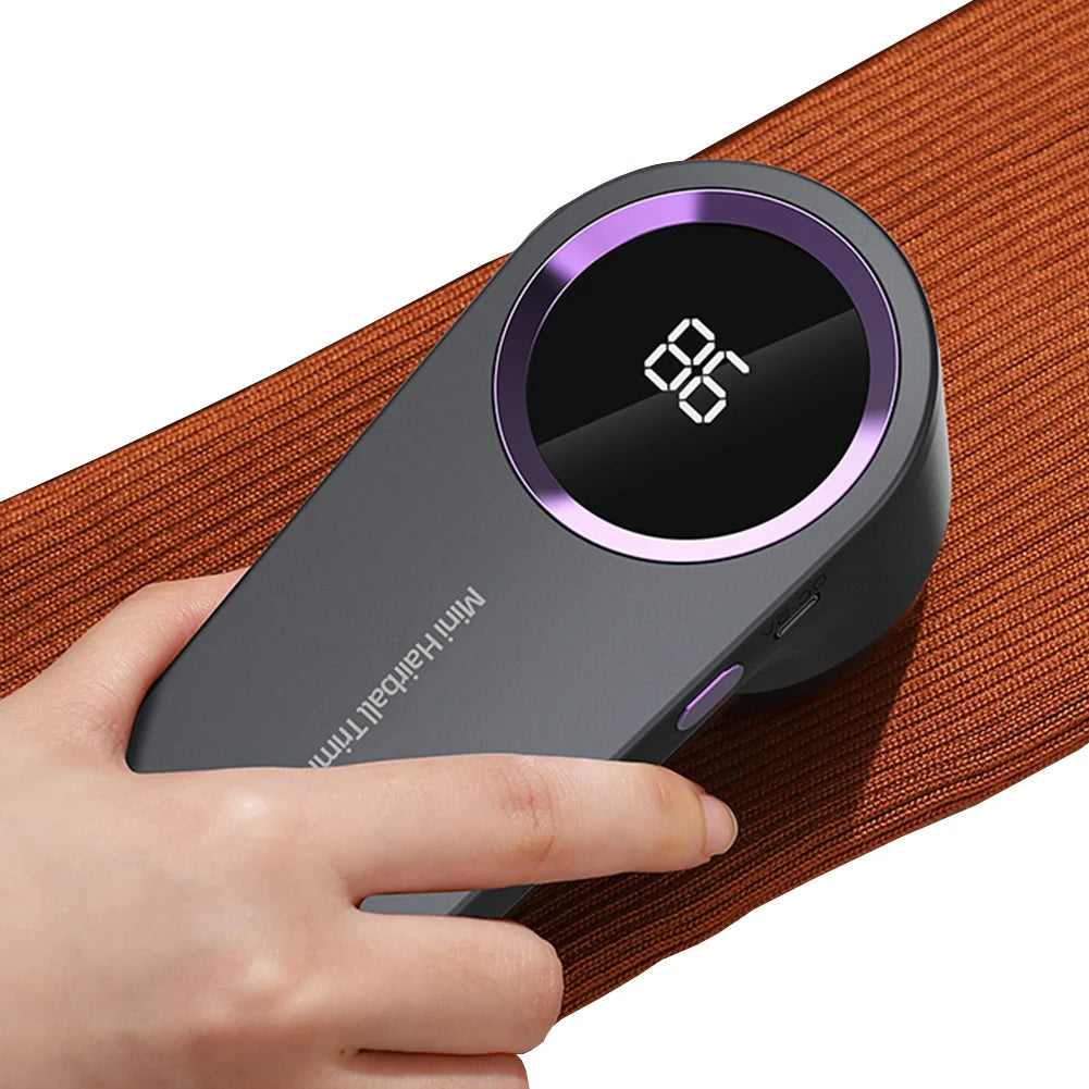 Electric Lint Remover Electric Pellet Fluff Remover USB Rechargeable Debobbler Clothes Shaver Ergonomic for Clothes Sweater