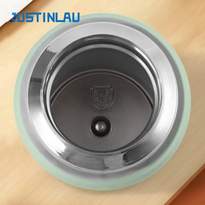 Double-Wall Vacuum Coffee Mug - Leak-Proof Car Cup 600ml