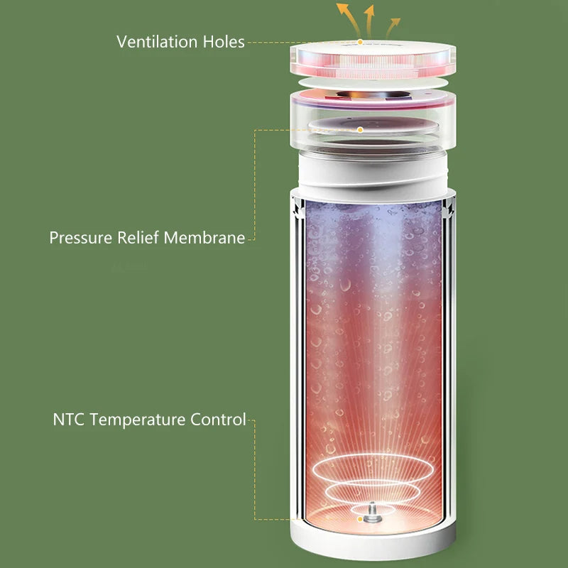 4 Temperature Electric Heating Kettle Leakproof Portable Fast Water Boiling Thermos Bottle Portable 220V 110V Hot Water Cup