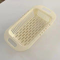 Kitchen Retractable Sink Rack Plastic Sink Organizer Rack Household Dishware Drain Basket