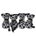 4pcs/set Winter Waterproof Dog Shoes Small Medium Dogs Soft Anti-slip Warm Adjustable Puppy Rain Boots Yorkshire Pug Supplies
