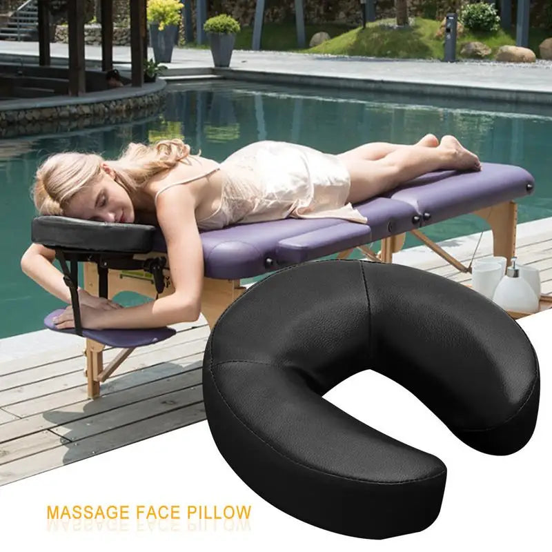 U shaped Spa Master Massage pillow Universal Headrest Face Cushion For Massage Table Face Down And Up Pillow