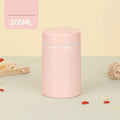 Portable Insulation Cup White Fungus Stainless Steel Thermal Water Bottle Mini Pocket 260ML Insulated Lunch Box Gift