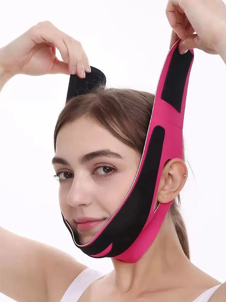 Useful V-Line Slim Slim Face Belt Tight Double Chin Lift Up Facial Bandage Physical Correction Face Mask Lifting Double Chin