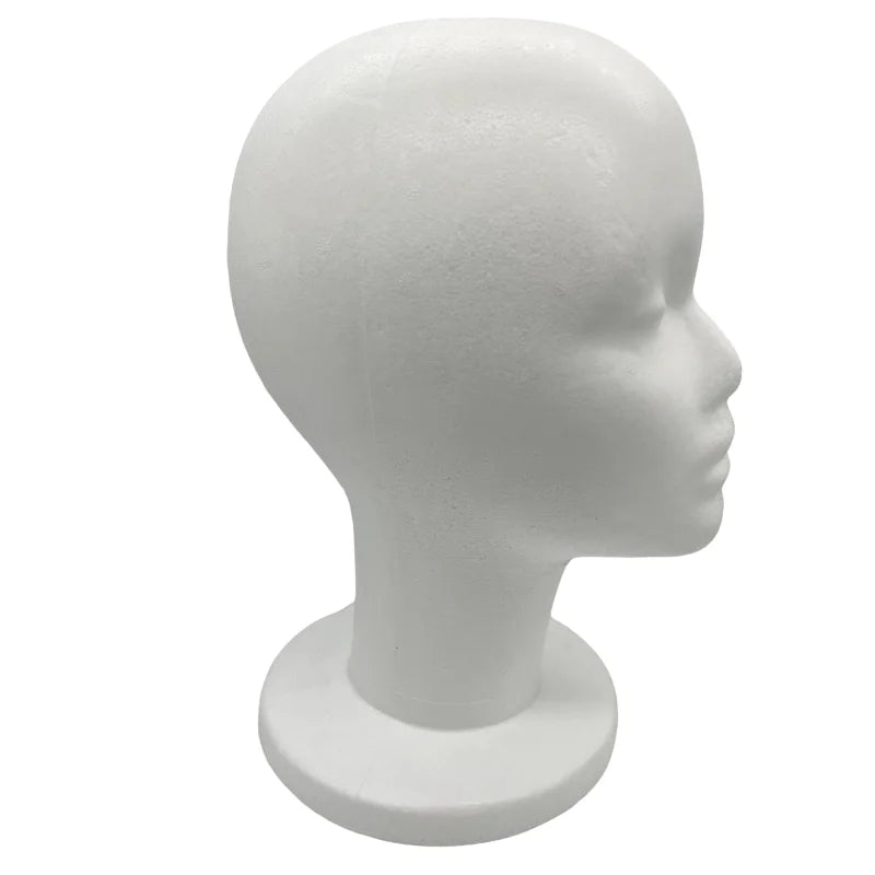 high Mannequin Head Polystyrene Foam Hat Glasses Display Hat Wig Display Stand Rack Mannequin Manikin Head Model