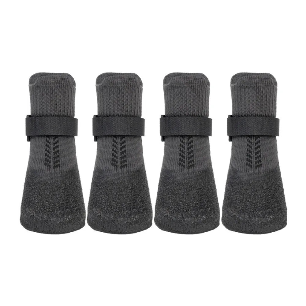 4pcs Pet Supplies Waterproof Pet Socks Shoes Breathable Non-slip Dog Shoes Anti-dirty Dog Paw Protector Outdoor