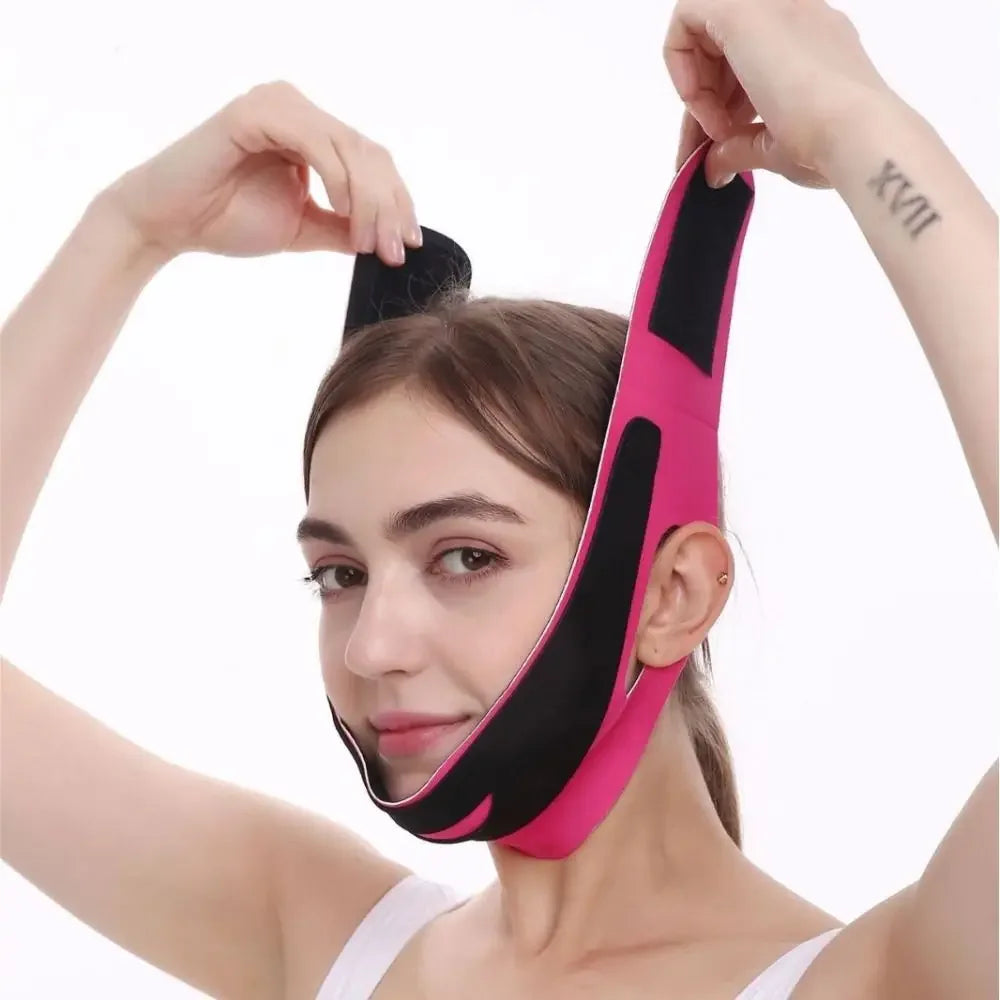 Useful V-Line Slim Slim Face Belt Tight Double Chin Lift Up Facial Bandage Physical Correction Face Mask Lifting Double Chin