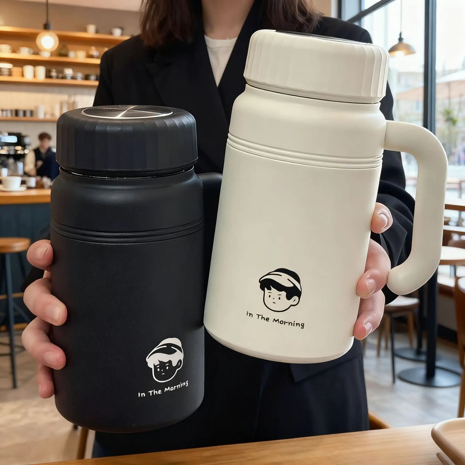 New 316 stainless steel insulated cup - Large capacity insulated bottle - High appearance quality coffee insulated pot - Gift