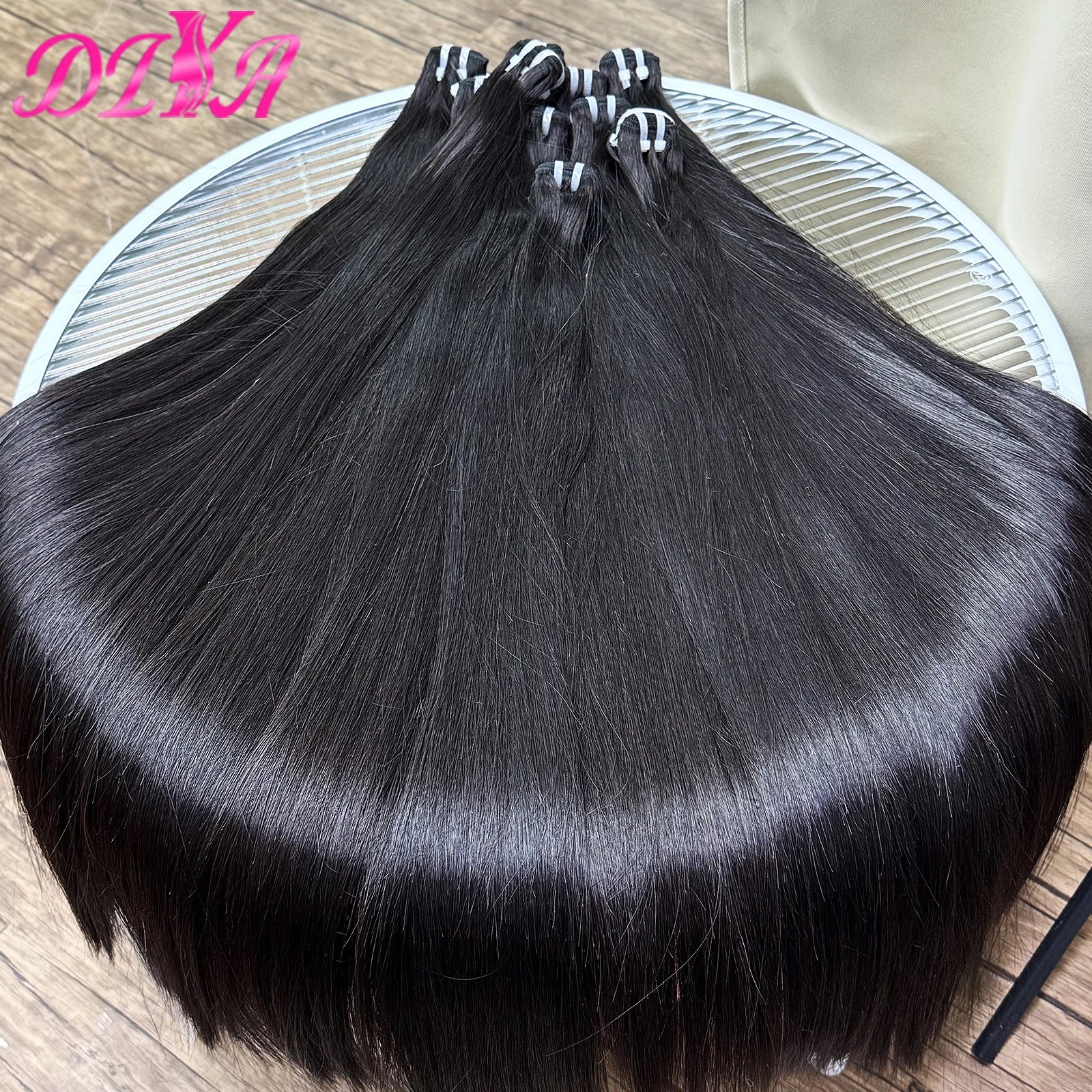 Super Double Drawn Vietnamese Human Hair Bundles 6-30inch Bone Straight Human Hair Bundles Unprocessed Virgin Hair Extensions